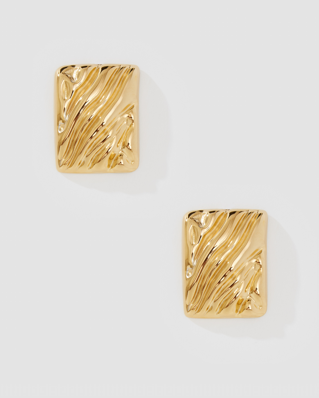 TEXTURED STUD EARRINGS