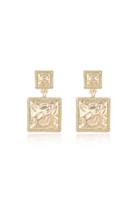 SQUARE DANGLE EARRINGS