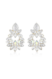 FLORAL CREST EARRINGS