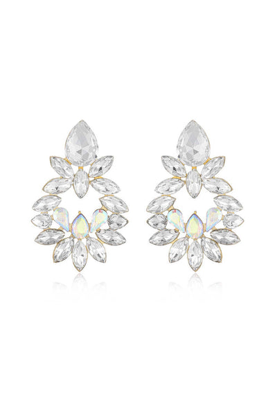 FLORAL CREST EARRINGS