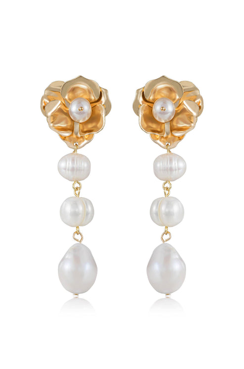 GRADUATING PEARL EARRINGS