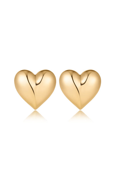 HEART STUD EARRINGS