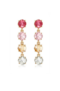 FOUR PINK EARRINGS