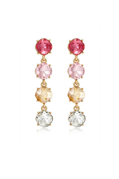 FOUR PINK EARRINGS