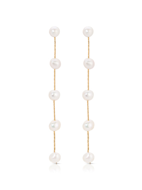 DRIPPING PEARL EARRINGS