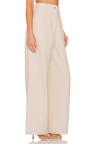 HIGH RISE PLEATED PANT